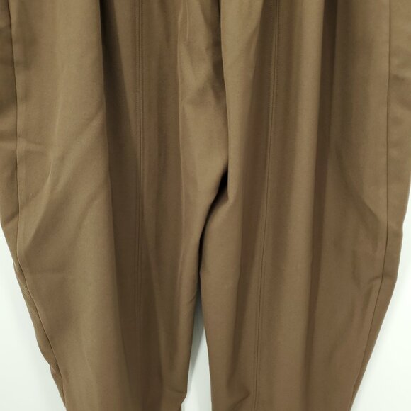 Halara Flex™ Mid Rise Pocket Barrel Leg Work Pants L Partridge Brown - Picture 14 of 16